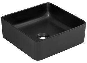 Keramické umývadlo SLIM, čierná, 37 cm