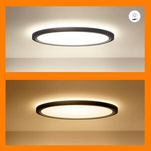 WiZ - LED RGB Stmievateľné stropné svietidlo SUPERSLIM LED/32W/230V Wi-Fi čierna
