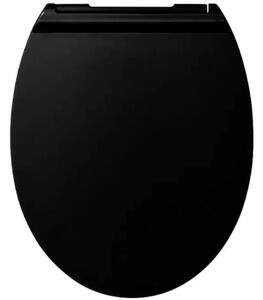 German WC sedadlo / duroplast / mäkké zatváranie / čierne
