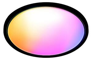 WiZ - LED RGB Stmievateľné stropné svietidlo SUPERSLIM LED/32W/230V Wi-Fi čierna