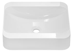 Keramické umývadlo ROSA, biela, 45 cm