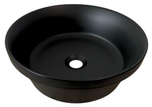 Keramické umývadlo MADA, čierná, 40 cm