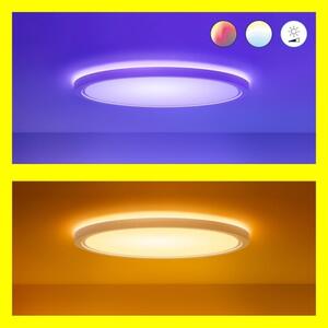 WiZ - LED RGB Stmievateľné stropné svietidlo SUPERSLIM LED/22W/230V Wi-Fi biela