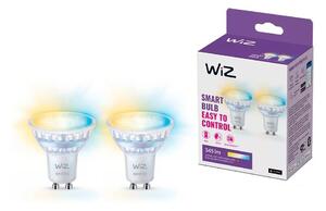 SADA 2x LED Stmievateľná žiarovka PAR16 GU10/4,7W/230V 2700-6500K CRI 90 Wi-Fi-WiZ