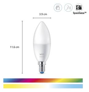 SADA 3xLED RGBW Stmievateľná žiarovka C37 E14/4,9W/230V 2200-6500K CRI90 Wi-Fi-WiZ