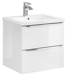 Kúpeľňová skrinka pod umývadlo CAPRI WHITE 60 cm
