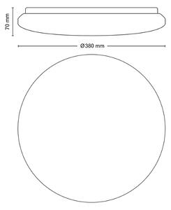 Philips - LED Stmievateľné stropné svietidlo IZSO LED/24W/230V 2700-6500K + DO