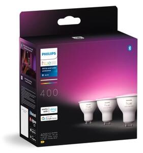 SADA 3x LED RGBW Stmievateľná žiarovka Philips Hue WACA GU10/4,2W/230V 2000-6500K