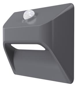 Immax 08309L - LED nabíjateľné schodové svietidlo so senzorom STEP LIGHT 0,3W/3,7V 2200 mAh IP53 sivé