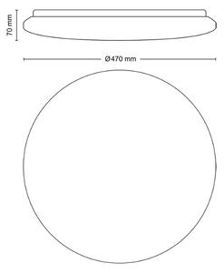 Philips - LED Stmievateľné stropné svietidlo IZSO LED/40W/230V 2700-6500K + DO