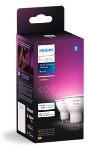 SADA 2x LED RGBW Stmievateľná žiarovka Philips Hue WACA GU10/4,2W/230V 2000-6500K
