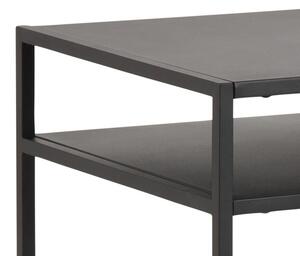 Actona Stôl Newcastle matný čierny