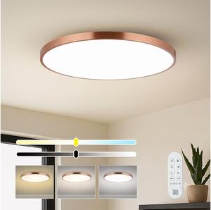 Immax NEO 07324L-LED stmievateľné stropné svietidlo SEMPLICI 128W/230V pr.100cm Wi-Fi Tuya zlaté + DO