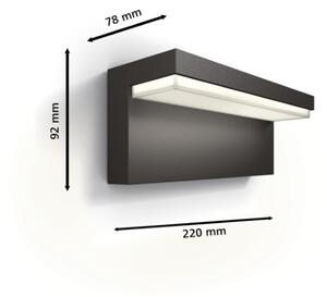 Philips - LED Vonkajšie nástenné svietidlo BUSTAN LED/3,8W/230V 4000K IP44