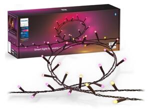 Philips-LED RGBW Stmievateľná vonkajšia reťaz HUE WACA 500xLED 44,4 m IP54