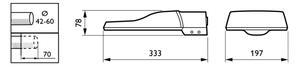 Philips - LED pouličné svietidlo CORELINE MALAGA LED/25W/230V 4000K IP65
