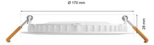 Philips - LED RGBW Stmievateľné kúpeľňové svietidlo Hue SLIM LED/12W/230V IP44