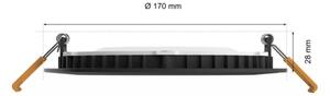Philips - LED RGBW Stmievateľné kúpeľňové svietidlo Hue SLIM LED/12W/230V IP44