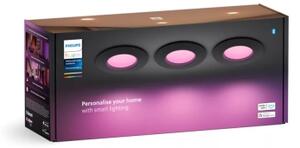Philips -SADA 3x LED RGBW Stmievateľné kúpeľňové svietidlo Hue SLIM LED/8,3W/230V