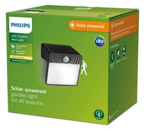 Philips - LED Solárne nástenné svietidlo so senzorom YARIXA LED/2,2W/3,7V IP44