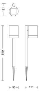Philips - LED Solárna lampa FYCE LED/1,5W/3,7V 1200 mAh IP44