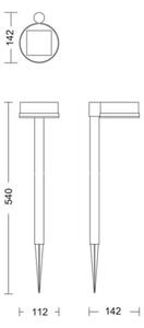 Philips - LED Solárna lampa VYNCE LED/1,5W/3,7V 1500 mAh IP44