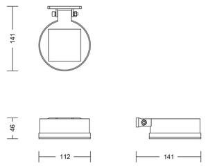 Philips - LED Solárne nástenné svietidlo VYNCE LED/1,5W/3,7V 1500 mAh IP44