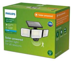 Philips - LED Solárny nástenný reflektor so senzorom NYSIL 3xLED/8,7W/3,7V IP65