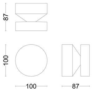 Philips - LED Vonkajšie nástenné svietidlo LAVEN LED/6W/230V 4000K IP44