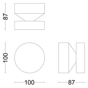 Philips - LED Vonkajšie nástenné svietidlo LAVEN LED/6W/230V 2700K IP44