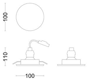 Philips - LED Kúpeľňové podhľadové svietidlo FRESCO LED/4,6W/230V IP23