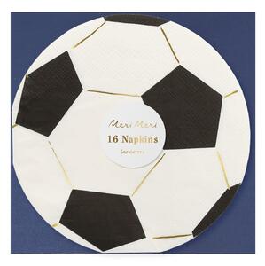 Papierové obrúsky v súprave 16 ks Soccer – Meri Meri