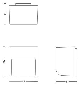 Philips - LED Vonkajšie nástenné svietidlo GRITS LED/1,5W/24V IP44