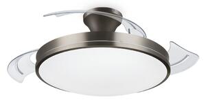 Philips-LED Stropné svietidlo s ventilátorom LED/35W/230V 5500/4000/2700K+DO nikel