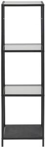 Actona Regál Seaford 37 x119,5 cm čierny
