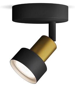 Philips - Bodové svietidlo CONDUIT 1xGU10/5W/230V čierna/mosadz