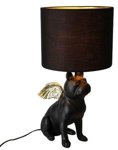 Čierno zlatá dekoratívna lampa BULLI