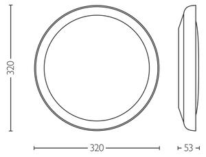 Philips - LED Stmievateľné stropné svietidlo PEBBLO LED/10W/230V 4000K čierna