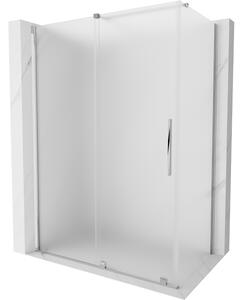 Mexen Velar, sprchový kút s posuvnými dverami 160 x 90 cm, 8mm sklo námraza, chrómová, 871-160-090-31-01