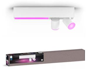 Philips-LED RGBW Stmievateľné bodové svietidlo Hue CENTRIS 2xGU10/4,2W+ LED/11W