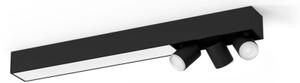 Philips-LED RGBW Stmievateľné bodové svietidlo Hue CENTRIS 3xGU10/4,2W + LED/11W