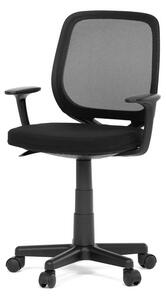 Jednoduchá kancelárska stolička, čierna mesh (a-W022 čierna)