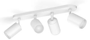 Philips - LED RGBW Stmievateľné bodové svietidlo Hue FUGATO 4xGU10/4,2W/230V biela