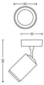 Philips - LED RGBW Stmievateľné bodové svietidlo Hue FUGATO 1xGU10/4,2W/230V čierna