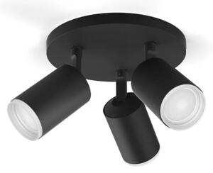 Philips - LED RGBW Stmievateľné bodové svietidlo Hue FUGATO 3xGU10/4,2W/230V čierna