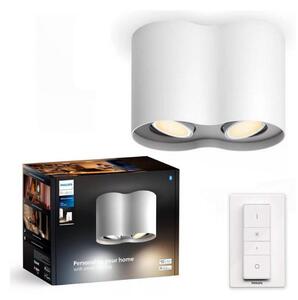 Philips - LED Stmievateľné bodové svietidlo Hue PILLAR 2xGU10/4,2W/230V + DO biela