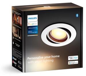 Philips - LED Stmievateľné podhľadové svietidlo Hue MILLISKIN 1xGU10/4,2W/230V