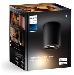 Philips - LED Stmievateľné bodové svietidlo Hue PILLAR 1xGU10/4,2W/230V čierna