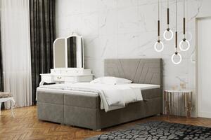 Pohodlná posteľ ILIANA 160x200 - béžová