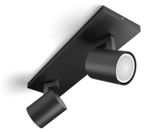 Philips - LED Stmievateľné bodové svietidlo Hue RUNNER 2xGU10/4,2W/230V + DO čierna